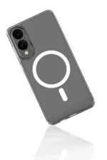 Uray store Samsung Galaxy S25 Edge Kılıf Magneticsafe Şeffaf Silikon - Şeffaf - Görsel 4