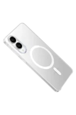 Uray store Samsung Galaxy S25 Edge Kılıf PC Zara Magsafe Şeffaf Kılıf - Şeffaf - Görsel 5