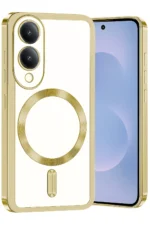 Uray store Samsung Galaxy S25 Edge Kross Magneticsafe Kapak - Gold