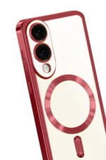 Uray store Samsung Galaxy S25 Edge Kross Magneticsafe Kapak - Kırmızı - Görsel 2