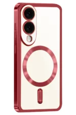 Uray store Samsung Galaxy S25 Edge Kross Magneticsafe Kapak - Kırmızı - Görsel 3