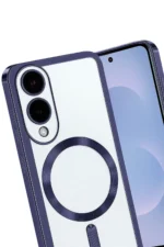 Uray store Samsung Galaxy S25 Edge Kross Magneticsafe Kapak - Lacivert - Görsel 3
