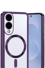 Uray store Samsung Galaxy S25 Edge Kross Magneticsafe Kapak - Mor - Görsel 2