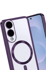 Uray store Samsung Galaxy S25 Edge Kross Magneticsafe Kapak - Mor - Görsel 3