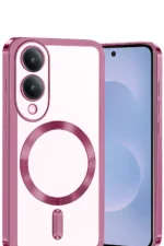 Uray store Samsung Galaxy S25 Edge Kross Magneticsafe Kapak - Rose - Görsel 2