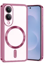 Uray store Samsung Galaxy S25 Edge Kross Magneticsafe Kapak - Rose