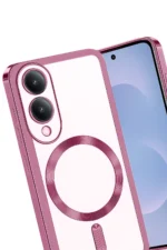 Uray store Samsung Galaxy S25 Edge Kross Magneticsafe Kapak - Rose - Görsel 3