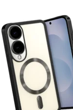 Uray store Samsung Galaxy S25 Edge Kross Magneticsafe Kapak - Siyah - Görsel 3