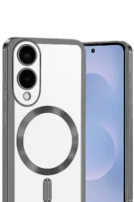 Uray store Samsung Galaxy S25 Edge Kross Magneticsafe Kapak - Titan Gri - Görsel 2