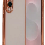 Uray store Samsung Galaxy S25 Edge Razer Lensli Silikon - Çöl Titanyum