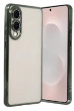 Uray store Samsung Galaxy S25 Edge Razer Lensli Silikon - Yeşil