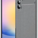 Uray store Samsung Galaxy S25 FE Auto Focus Karbon Kapak - Gri