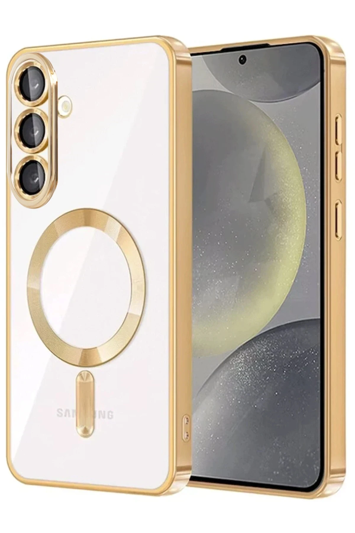 newface-samsung-galaxy-s25-fe-kross-magneticsafe-kapak-gold-default Uray store Samsung Galaxy S25 FE Kross Magneticsafe Kapak - Gold - Görsel 1