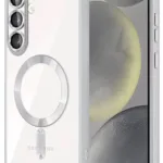 Uray store Samsung Galaxy S25 FE Kross Magneticsafe Kapak - Gümüş
