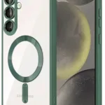Uray store Samsung Galaxy S25 FE Kross Magneticsafe Kapak - Koyu Yeşil