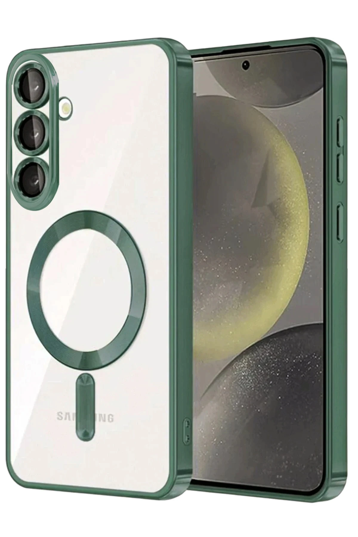 newface-samsung-galaxy-s25-fe-kross-magneticsafe-kapak-koyu-yesil-default Uray store Samsung Galaxy S25 FE Kross Magneticsafe Kapak - Koyu Yeşil - Görsel 1