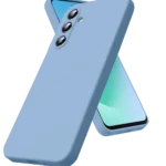 Uray store Samsung Galaxy S25 FE Nano içi Kadife Silikon - Mavi