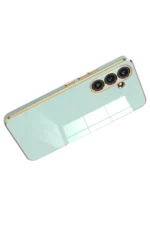 Uray store Samsung Galaxy S25 FE Volet Silikon - Açık Yeşil - Görsel 3
