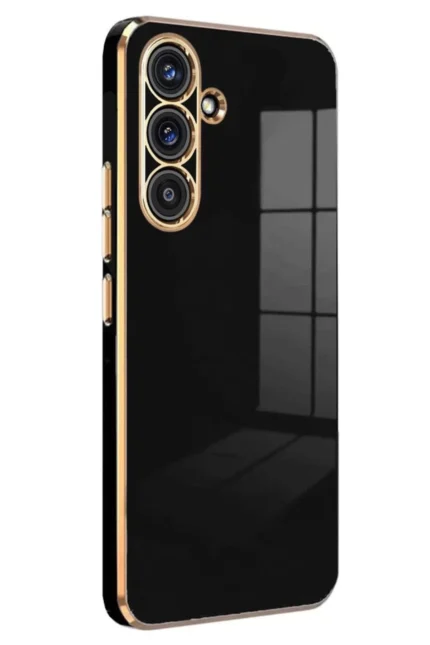 Uray store Samsung Galaxy S25 FE Volet Silikon - Siyah