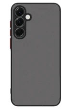 Uray store Samsung Galaxy S25 Kılıf Montreal Silikon Kapak - Siyah - Görsel 2