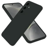 Uray store Samsung Galaxy S25 Kılıf Nano içi Kadife Silikon - Siyah