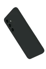 Uray store Samsung Galaxy S25 Plus Kılıf Nano içi Kadife Silikon - Siyah - Görsel 2