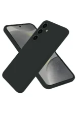 Uray store Samsung Galaxy S25 Plus Kılıf Nano içi Kadife Silikon - Siyah