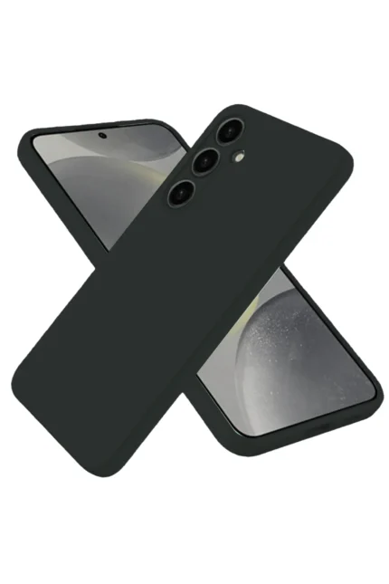 Uray store Samsung Galaxy S25 Plus Kılıf Nano içi Kadife Silikon - Siyah