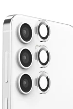 Uray store Samsung Galaxy S25 Plus Raze Metal Kamera Lens - Gümüş