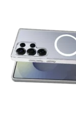Uray store Samsung Galaxy S25 Ultra Combo Sert Şeffaf Magsafe Kapak - Şeffaf - Görsel 2