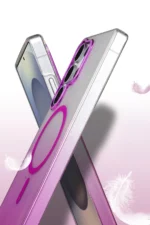 Uray store Samsung Galaxy S25 Ultra Glossy Magsafe Kapak - Mor - Görsel 3