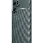 Uray store Samsung Galaxy S25 Ultra Kılıf Auto Focus Karbon Kapak - Koyu Yeşil
