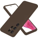 Uray store Samsung Galaxy S25 Ultra Kılıf First Silikon - Kahverengi