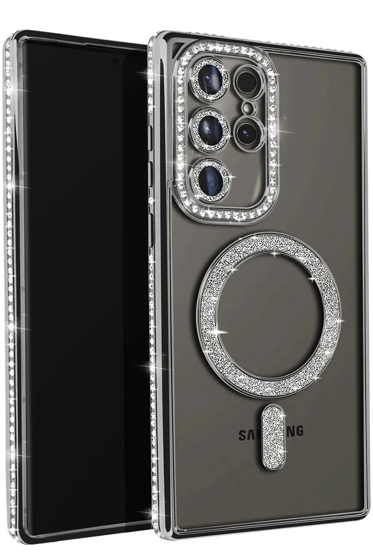 newface-samsung-galaxy-s25-ultra-kilif-joke-simli-magneticsafe-kilif-siyah-default Uray store Samsung Galaxy S25 Ultra Kılıf Joke Simli Magneticsafe Kılıf - Siyah - Görsel 1