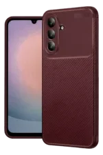 Uray store Samsung Galaxy S26 FE Auto Focus Karbon Kapak - Bordo