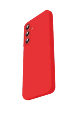 Uray store Samsung Galaxy S26 FE Nano içi Kadife Silikon - Kırmızı - Görsel 3