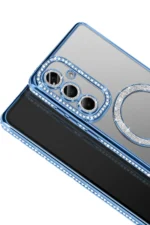 Uray store Samsung Galaxy S26 Joke Simli Magneticsafe Kılıf - Mavi - Görsel 2