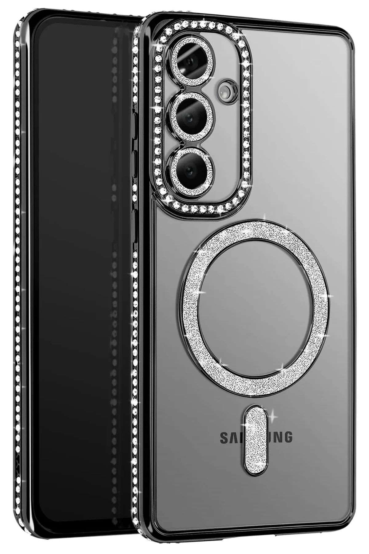 newface-samsung-galaxy-s26-joke-simli-magneticsafe-kilif-siyah-default Uray store Samsung Galaxy S26 Joke Simli Magneticsafe Kılıf - Siyah - Görsel 1