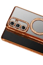 Uray store Samsung Galaxy S26 Joke Simli Magneticsafe Kılıf - Turuncu - Görsel 2