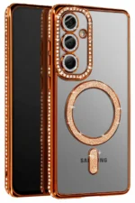 Uray store Samsung Galaxy S26 Joke Simli Magneticsafe Kılıf - Turuncu