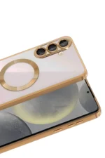 Uray store Samsung Galaxy S26 Kross Magneticsafe Kapak - Çöl Titanyum - Görsel 2