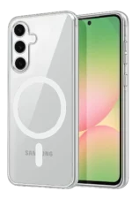 Uray store Samsung Galaxy S26 Plus Combo Sert Şeffaf Magsafe Kapak - Şeffaf