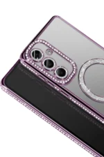 Uray store Samsung Galaxy S26 Plus Joke Simli Magneticsafe Kılıf - Derin Mor - Görsel 2