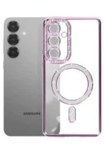 Uray store Samsung Galaxy S26 Plus Joke Simli Magneticsafe Kılıf - Derin Mor - Görsel 3