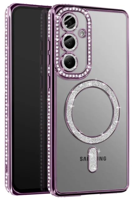 Uray store Samsung Galaxy S26 Plus Joke Simli Magneticsafe Kılıf - Derin Mor