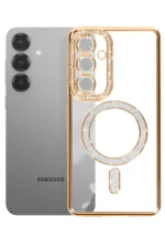 Uray store Samsung Galaxy S26 Plus Joke Simli Magneticsafe Kılıf - Gold - Görsel 3
