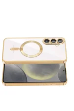 Uray store Samsung Galaxy S26 Plus Kross Magneticsafe Kapak - Gold - Görsel 3