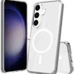 Uray store Samsung Galaxy S26 Plus Magneticsafe Şeffaf Silikon - Şeffaf