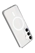 Uray store Samsung Galaxy S26 Plus Magneticsafe Şeffaf Silikon - Şeffaf - Görsel 3