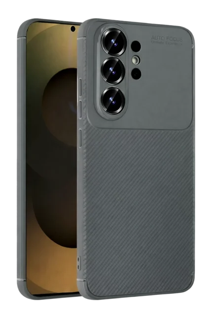 Uray store Samsung Galaxy S26 Ultra Auto Focus Karbon Kapak - Gri